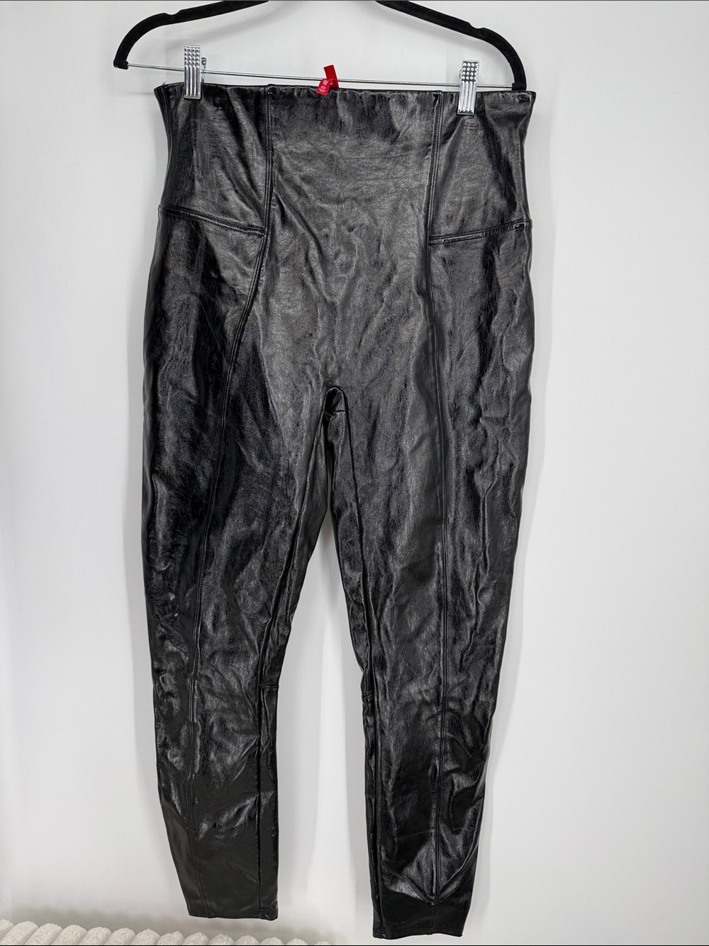 Spanx Faux Patent Leather Pants size XL - Picture 1 of 9